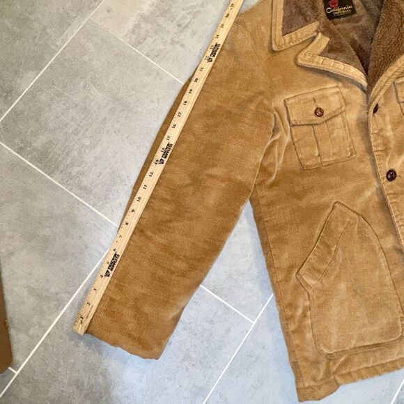 Vintage Men’s California Imperial Faux Fur Lined Coat – Size Large (Measured) - Picture 6 of 10